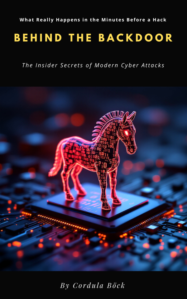 Black Photo Autobiography Book Cover Behind the Backdoor – The True Story Behind Modern Hacking Attacks (eBook)