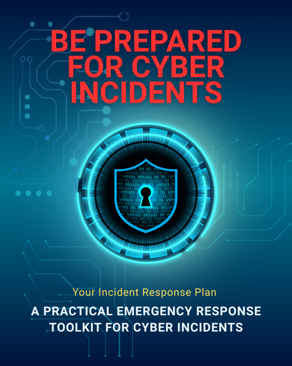 Blue and Black Futuristic Cyber Security Instagram Post (2) The IRP: Your Immediate Emergency Plan Against Cyber Chaos