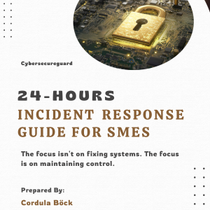 Black and Gold Elegant Modern Business Proposal Book Cover (2) Incident Response Guide for Small Businesses: What to Do When a Cyber Incident Happens